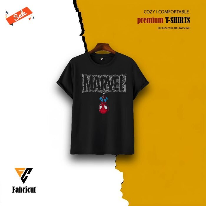 Premium Quality Basic T-shirt-Marvel spider-man - Image 1