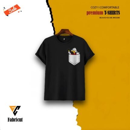 Premium Quality Basic T-shirt- Scrooge McDuck