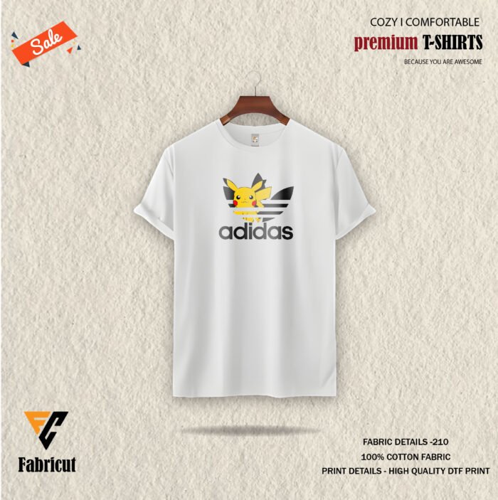 Premium Quality Basic T-shirt-Adidas - Image 1