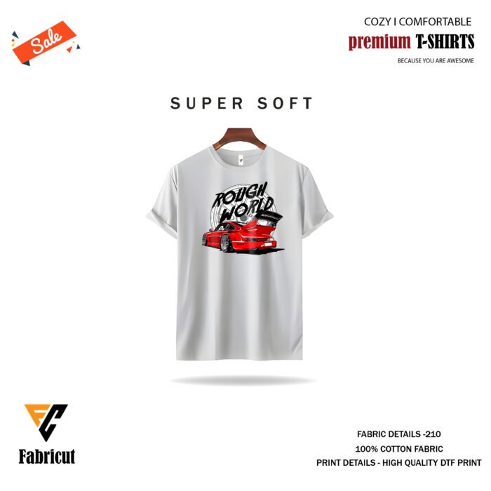 Premium Quality Basic T-shirt-sport car2 - Image 1