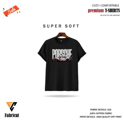 Premium Quality Basic T-shirt-porsche 1