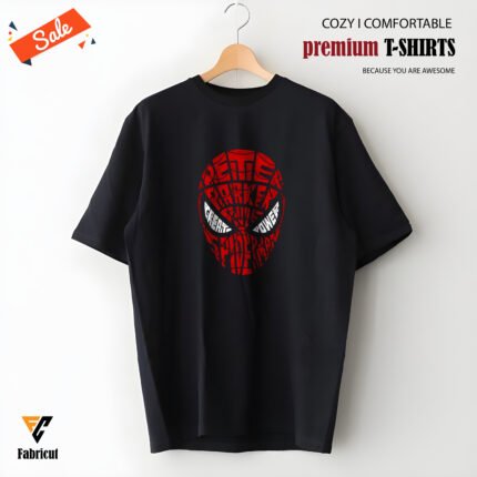 Premium Drop Shoulder T-Shirt-(spider man)
