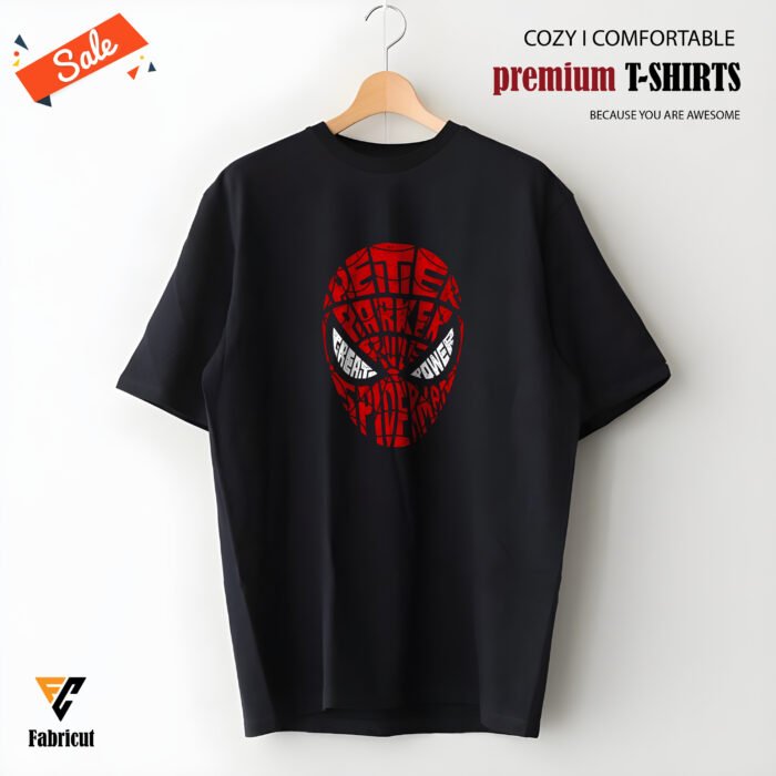 Premium Drop Shoulder T-Shirt-(spider man) - Image 1