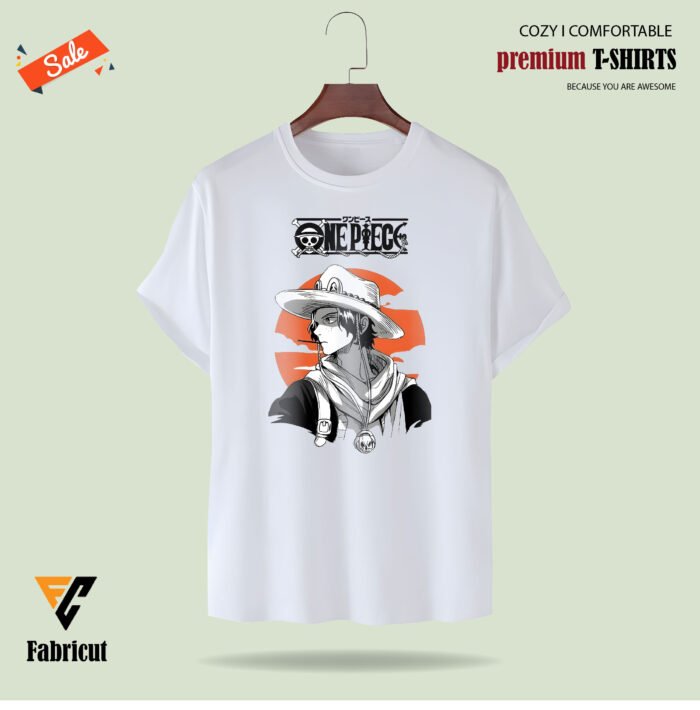 Premium Quality Basic T-shirt-Portgas D. Ace - Image 1