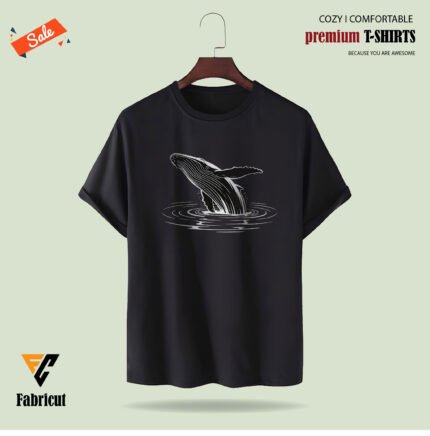 Premium Quality Basic T-shirt-Whale